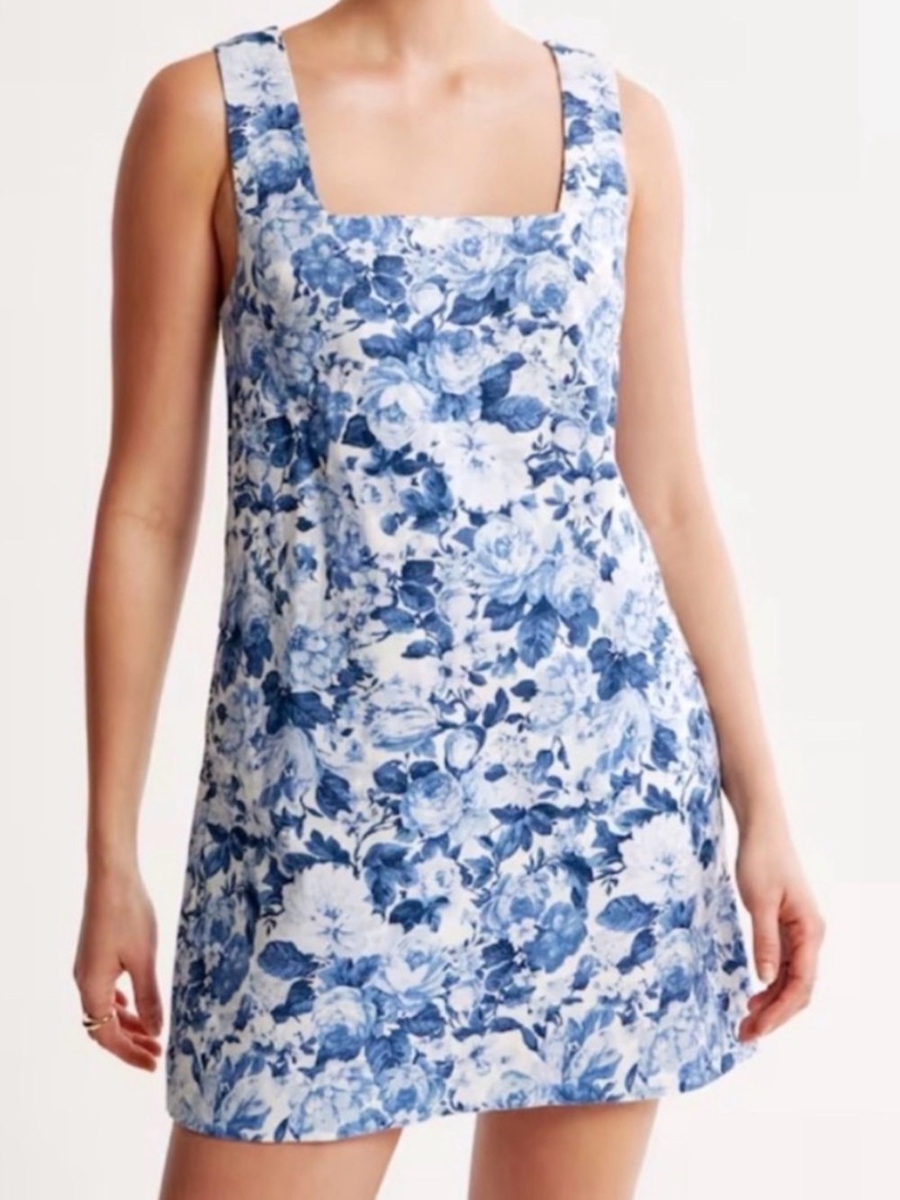 Abercrombie & Fitch Blue and White Floral Mini Dress